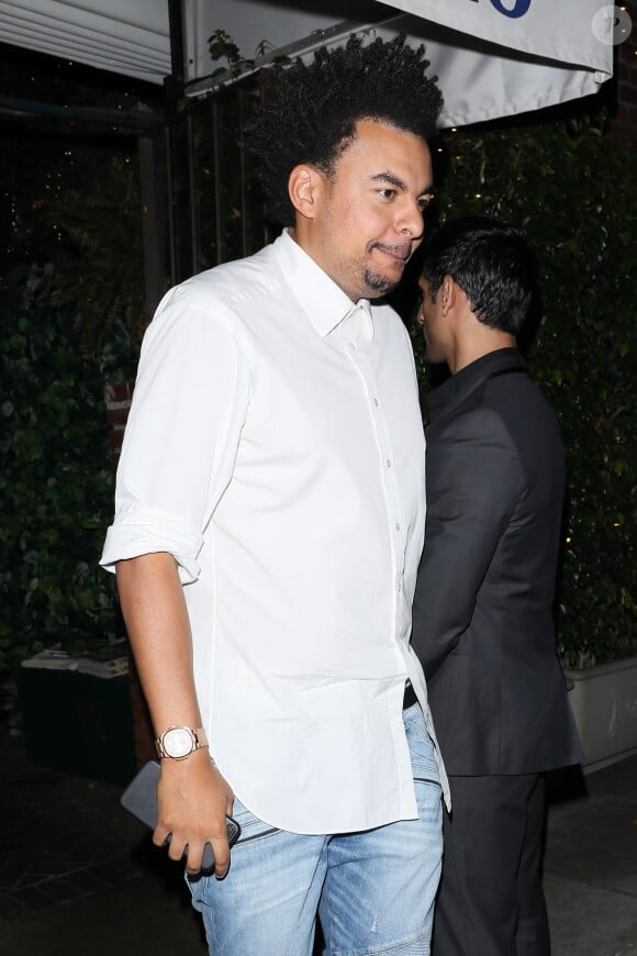 Exclusif - Halle Berry est allée diner avec le rappeur et producteur de RnB britannique Alex da Kid au restaurant iI Cielo à Beverly Hills le 22 juillet 2017