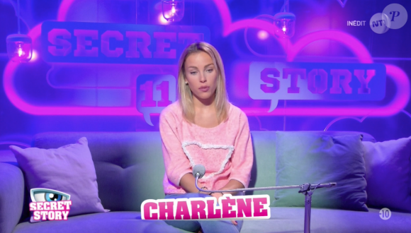 Charlène - "Secret Story 11", sur NT1. Le 19 septembre 2017.