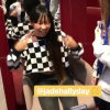 Laeticia Hllyday a publié une vidéo de sa fille Jade, 13 ans, en train de se faire percer les oreilles dans sa story Instagram, le 20 septembre 2017.