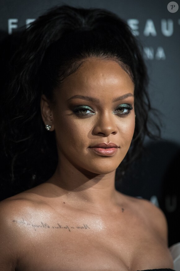 Rihanna à la soirée "Fenty Beauty by Rihanna" aux Jardins des Tuileries à Paris, le 21 septembre 2017. © Cyril Moreau/Bestimage