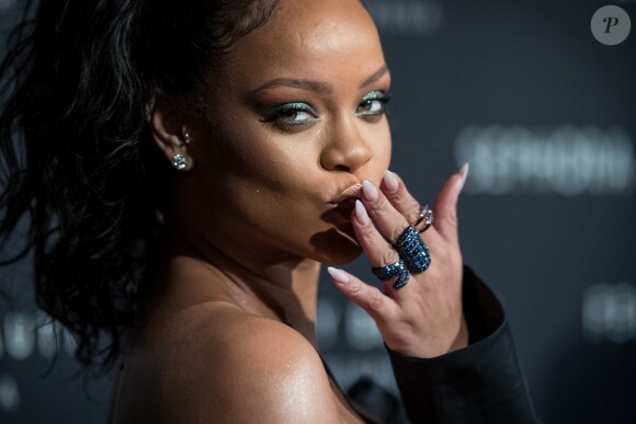 Rihanna à la soirée "Fenty Beauty by Rihanna" aux Jardins des Tuileries à Paris, le 21 septembre 2017. © Cyril Moreau/Bestimage