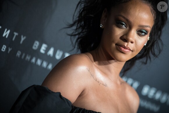Rihanna à la soirée "Fenty Beauty by Rihanna" aux Jardins des Tuileries à Paris, le 21 septembre 2017. © Cyril Moreau/Bestimage
