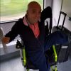 Philippe Croizon a posté cette photo sur Facebook après avoir été contrôlé dans un train, le 23 septembre 2017