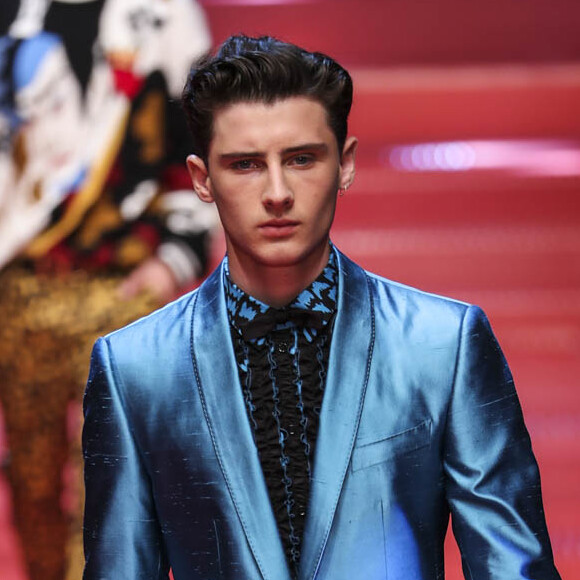 Noé Elmaleh - Défilé de mode Hommes "Dolce & Gabbana" 2018 lors de la fashion week de Milan. Le 17 juin 2017