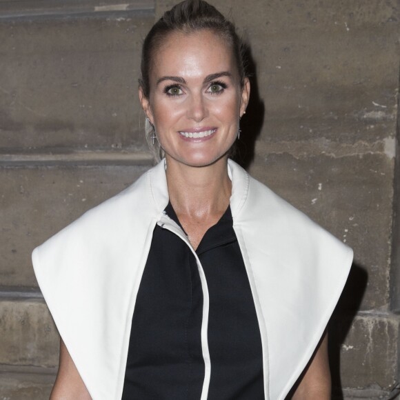 Laeticia Hallyday au défilé et l'aftershow Jacquemus lors de la Fashion Week Printemps/Ete 2018 de Paris au musée National Picasso à Paris, France, le 25 septembre 2017. © Olivier Borde/Bestimage