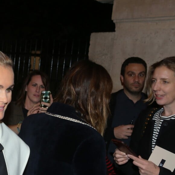 Laeticia Hallyday - Arrivée au défilé et l'aftershow Jacquemus lors de la Fashion Week Printemps/Ete 2018 de Paris au musée National Picasso à Paris, France, le 25 septembre 2017. © CVS-Veeren/Bestimage