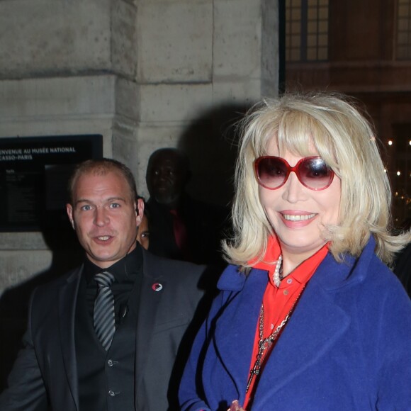 Amanda Lear - Arrivée au défilé et l'aftershow Jacquemus lors de la Fashion Week Printemps/Ete 2018 de Paris au musée National Picasso à Paris, France, le 25 septembre 2017. © CVS-Veeren/Bestimage