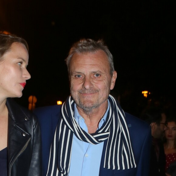 Jean-Charles de Castelbajac et Pauline de Drouas - Arrivée au défilé et l'aftershow Jacquemus lors de la Fashion Week Printemps/Ete 2018 de Paris au musée National Picasso à Paris, France, le 25 septembre 2017. © CVS-Veeren/Bestimage