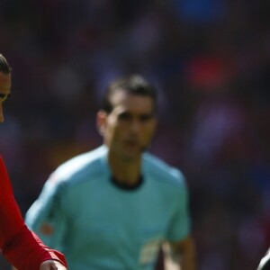 Antoine Griezmann buteur contre le FC Séville et vainqueur (2-0) à Madrid le 23 septembre 2017.