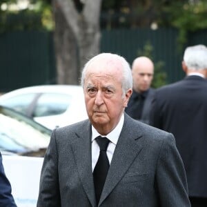 Edouard Balladur - Obsèques de Liliane Bettencourt en l'église Saint-Pierre de Neuilly-sur-Seine le 26 septembre 2017.  People arrive for the funeral of L'Oreal heiress, Liliane Bettencourt, on September 26, 2017 at the Saint-Pierre church in Neuilly-sur-Seine, near Paris. 26/09/2017 - Neuilly-sur-Seine