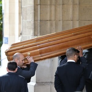 Obsèques de Liliane Bettencourt en l'église Saint-Pierre de Neuilly-sur-Seine le 26 septembre 2017.