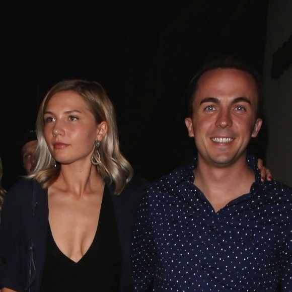 Frankie Muniz et sa nouvelle petite amie Paige Price sont allés dîner au restaurant Craig's à Hollywood, le 26 septembre 2017.