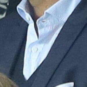 Pierre Ménès et Pascal Obispo assistent au match de Champions League "PSG - Bayern Munich (3-0)" au Parc des Princes à Paris, le 27 septembre 2017. © Cyril Moreau/Bestimage