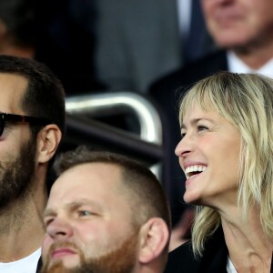 Robin Wright et Kourtney Kardashian assistent au match de Champions League "PSG - Bayern Munich (3-0)" au Parc des Princes à Paris, le 27 septembre 2017. © Cyril Moreau/Bestimage