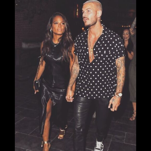 Christina Milian et M. Pokora officialisent leur relation sur Instagram, à l'occasion de la célébration commune de leur anniversaire. Le 27 septembre 2017.