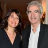 Raymond Domenech et sa compagne Estelle Denis lors de l'anniversaire des 10 ans de l'Etoile de Martin à l'hôtel Le Bristol à Paris, le 30 mars 2017. © Guirec Coadic/Bestimage