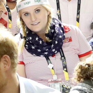 Joe et Jill Biden, Barack Obama et le prince Harry dans les tribunes des Invictus Games à Toronto, le 29 septembre 2017.