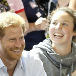 Barack Obama et le prince Harry dans les tribunes des Invictus Games à Toronto, le 29 septembre 2017.