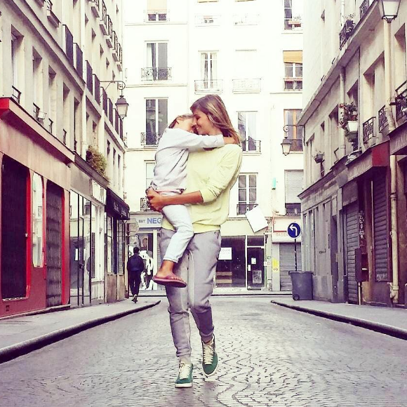 Alexandra Rosenfeld et sa fille Ava sur une photo publiée sur Instagram le 22 septembre 2017