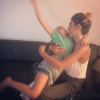 Alexandra Rosenfeld et sa fille Ava sur une photo publiée sur Instagram le 2 septembre 2017