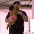 Exclusif - Rob Kardashian accompagne sa fille Dream chez le docteur à Los Angeles, le 11 août 2017