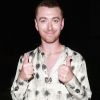 Le chanteur Sam Smith à la sortie d'un concert privé à Los Angeles, le 11 septembre 2017.