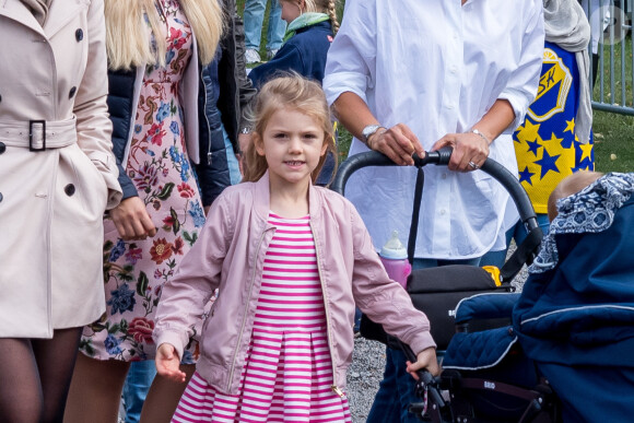 La princesse Estelle de Suède lors de la Journée des Sports du prince Daniel le 10 septembre 2017 dans le parc Haga à Stockholm.