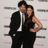 Katie Lowes et son mari Adam Shapiro à la soirée du 50ème anniversaire de la revue féminine 'Cosmopolitan' à West Hollywood, le 12 octobre 2015.