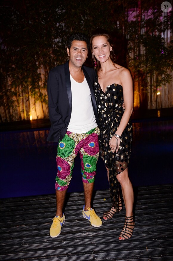 Exclusif - Jamel Debbouze et sa femme Mélissa Theuriau - Festival du rire (Marrakech du rire) à Marrakech au Maroc le 1er juillet 2017. © Rachid Bellak/Bestimage