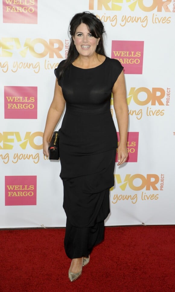 Monica Lewinsky - People à la soirée TrevorLIVE à Hollywood. Le 7 décembre 2014.