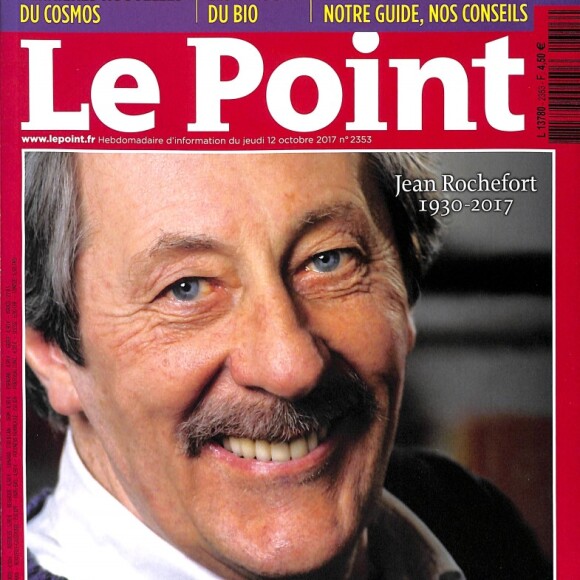 Le Point, en kiosques le 12 octobre 2017.