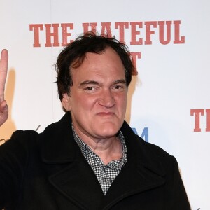 Quentin Tarantino - Première du film "The Hateful Eight" à Rome en Italie le 28 janvier 2016.