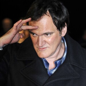 Quentin Tarantino - Première du film "Les Huit Salopards" à Londres. Le 10 décembre 2015
