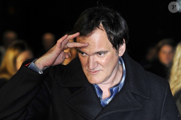 Quentin Tarantino - Première du film "Les Huit Salopards" à Londres. Le 10 décembre 2015