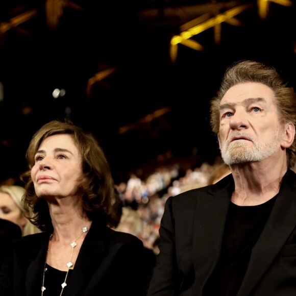 Eddy Mitchell et sa femme Muriel - Cérémonie d'ouverture du Festival Lumière 2017 au cours de laquelle Eddy Mitchell a reçu un hommage à Lyon, le 14 Octobre 2017 © Dominique Jacovides/Bestimage  Opening Ceremony of the Festival Lumière 2017 during which Eddy Mitchell received a tribute to Lyon, October 14, 201714/10/2017 - Lyon