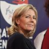 Claire Chazal participe à une rencontre organisée par le mouvement "Fraternité Générale !" à la Fnac Saint-Lazare à Paris, le 2 novembre 2016. © Pierre Perusseau/Bestimage