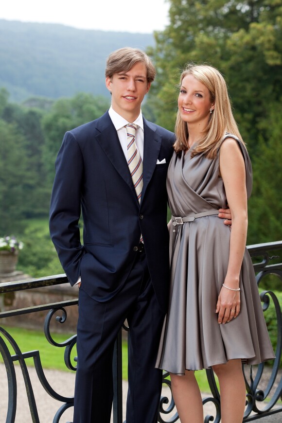 Le prince Louis et la princesse Tessy de Luxembourg en octobre 2009 au palais grand-ducal.