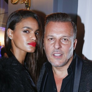 Jean Roch sa femme Anaïs Monory - Le dîner caritatif de Babeth Djian et l'association AEM ("Un Avenir pour les Enfants du Monde") pour les enfants du Rwanda au Pavillon Ledoyen à Paris, France, le 8 décembre 2016. © Olivier Borde/Bestimage