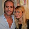 Exclusif - Bruno Roblès et sa compagne Anne-Christelle - Vernissage de l'exposition de Caroline Faindt " Love etc" à Paris le 17 octobre 2017. © Veeren/Bestimage