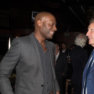 Exclusif - Harry Roselmack, Patrick Poivre d'Arvor - Soirée d'anniversaire des 30 ans de TV Magazine au Pavillon des Champs-Elysées à Paris le 17 octobre 2017. © Tiziano Da Silva/Bestimage