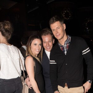 Exclusif - Capucine Anav, Damien Canivez, Matthieu Delormeau - Soirée d'anniversaire des 30 ans de TV Magazine au Pavillon des Champs-Elysées à Paris le 17 octobre 2017. © Tiziano Da Silva/Bestimage