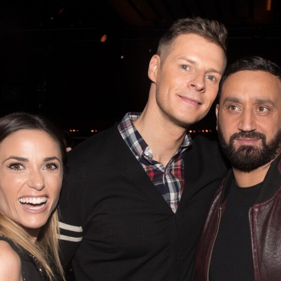 Exclusif - Capucine Avav, Matthieu Delormeau, Cyril Hanouna - Soirée d'anniversaire des 30 ans de TV Magazine au Pavillon des Champs-Elysées à Paris le 17 octobre 2017. © Tiziano Da Silva/Bestimage