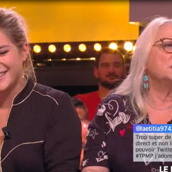 Marilou Berry et Josiane Balasko - "TPMP", mercredi 18 octobre 2017, C8