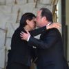 Najat Vallaud-Belkacem, très émue - Dernier conseil des ministres de la présidence de François Hollande au palais de l'Elysée à Paris. Le 10 mai 2017 © Veeren / Bestimage