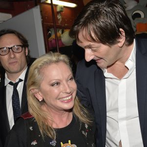 Véronique Sanson avec son fils Christopher Stills et Pierre Palmade - Cérémonie de remise des Grands Prix Sacem 2015 aux Folies Bergères à Paris le 30 novembre 2015. © Veeren / Bestimage