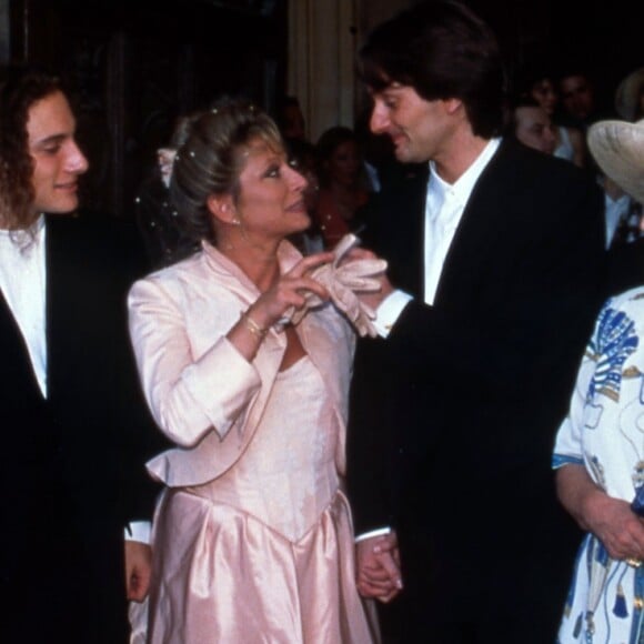 Mariage de Véronique Sanson et Pierre Palmade en 1995.