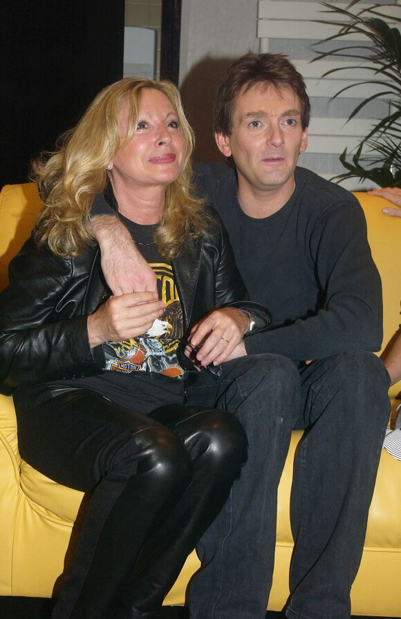 Pierre Palmade et Véronique Sanson à Paris, le 14 juin 2002.