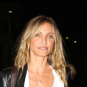 Cameron Diaz en février 2011 à Los Angeles, de sortie pour dîner chez Matsuhisa dans Beverly Hills.