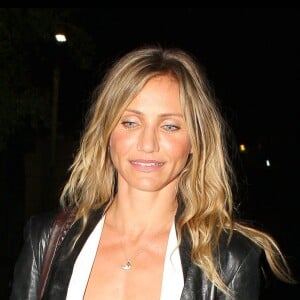 Cameron Diaz en février 2011 à Los Angeles, de sortie pour dîner chez Matsuhisa dans Beverly Hills.