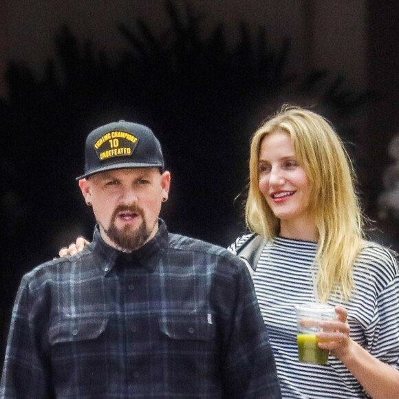 Exclusif - Cameron Diaz et son mari Benji Madden sortent d'un déjeuner en amoureux au Bouchon à Beverly Hills le 5 juin 2017.